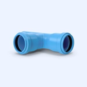 Plastic Tee Pipe Blue